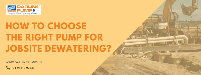 How to choose the right pump for jobsite dewatering?