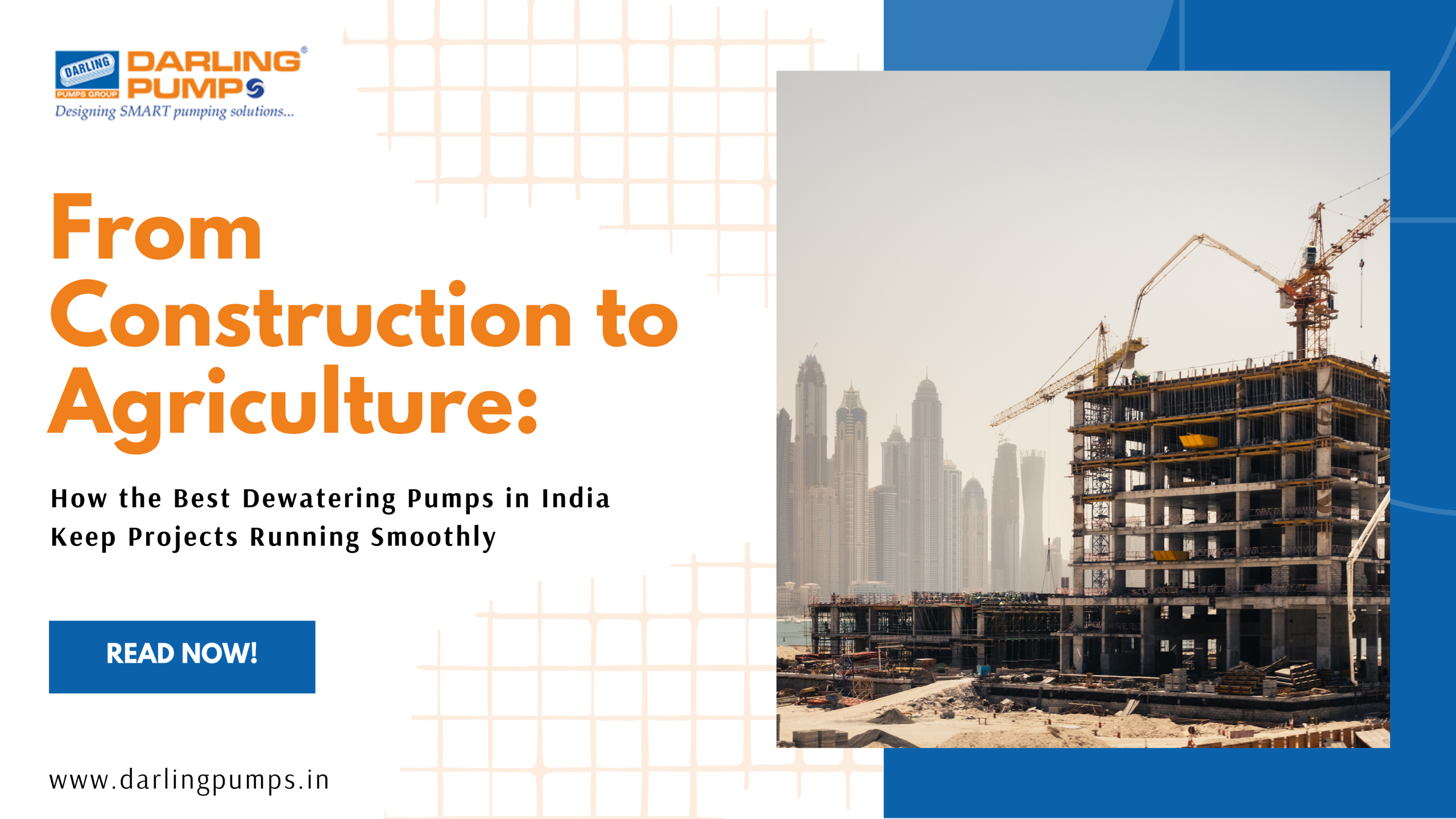 From Construction to Agriculture: How the Best Dewatering Pumps in India Keep Projects Running Smoothly